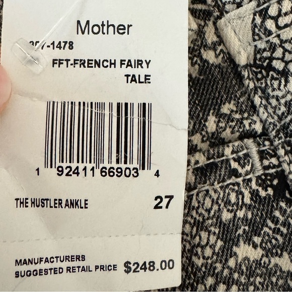 MOTHER SUPERIOR ANTHROPOLOGIE The Hustler Ankle French Fairy Tale Size 27 NWT - Picture 11 of 11